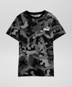 T-shirt 'Puma' à col rond - Noir