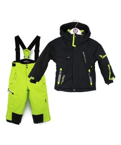 Ensemble de ski garçon ECOSMIC - Noir Vert