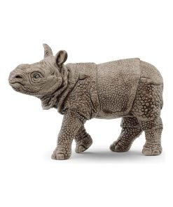 Figurine Wild Life : Bébé Rhinocéros Indien - N/A