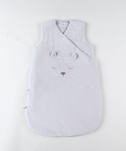 Gigoteuse 70 cm Kendi en Veloudoux, - Gris