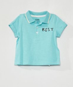 Polo en jersey - Bleu