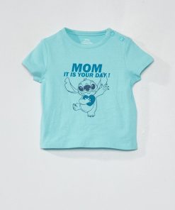 Tee-shirt imprimé 'Stitch'' - Bleu