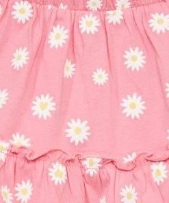 Jupe en jersey imprimée - rose