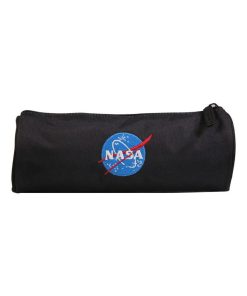 BAGTROTTER Trousse scolaire ronde Nasa Noire USA - Noir