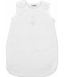 Gigoteuse mi-saison 0-3 mois 100% Coton Bio couleur Nuage - Blanc
