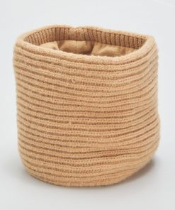Snood côtelé - Camel