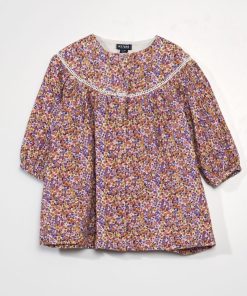 Robe à motif - Rose