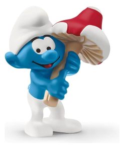 Figurine Schtroumpf : Schtroumpf avec porte-bonheur - N/A