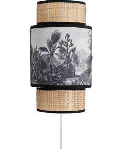Applique incurvée rotin tissu Ombrage - Beige