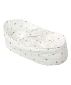 Couffin poupée 36 cm STARS blanc - N/A