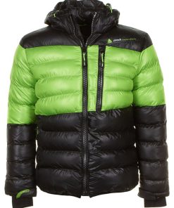 Doudoune de ski garçon ECAPTIN - Noir Vert