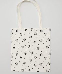 Tote-bag 'Mickey' - Blanc/noir