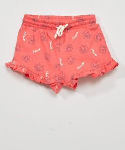 Short 'DS' volanté - ROSE