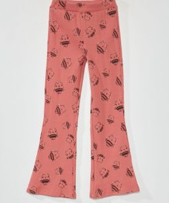 Pantalon en maille côtelée 'Gabby's dollhouse' - Rose