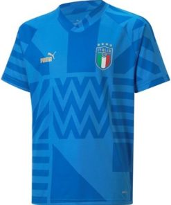 Maillot de football 'Puma' 'FIGC Home Prematch Jersey Jr' - Bleu
