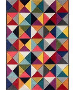 Tapis salon 200x280 DATREI Multicolore OEKO TEX idéal pour le grand salon - Multicolore