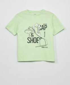 T-shirt imprimé manches courtes - GREE_SHOES