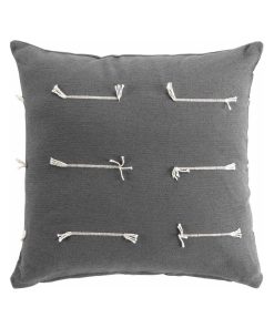 Housse de coussin Collection Fileos - gris anthracite