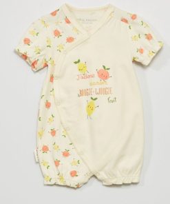 Barboteuse imprimé - Beige