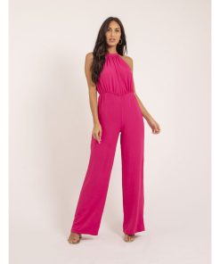 Combi pantalon ELIETTE - Rose fushia