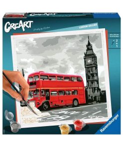 CreArt Peinture au numéro : Format Carré : Londres - N/A