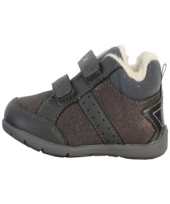 Basket Enfant Geox Elthan Fille - Gris