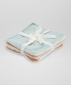 Lot de 6 lingettes lavables - Beige