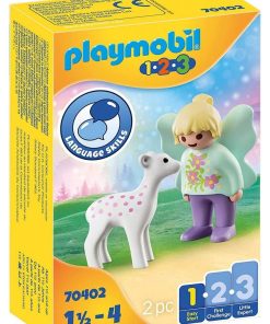 70402 Fée Avec Faon, 'playmobil' 1.2.3 - N/A