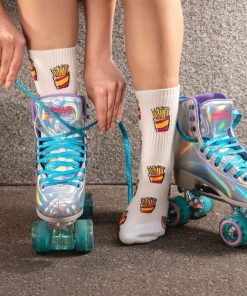 Chaussettes En Coton Nourriture- Sockup- 36-44 - Rouge