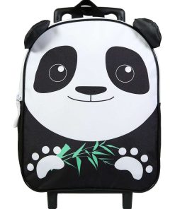 BAGTROTTER Sac à dos à roulettes 31 cm maternelle Kids Noir Panda - Noir