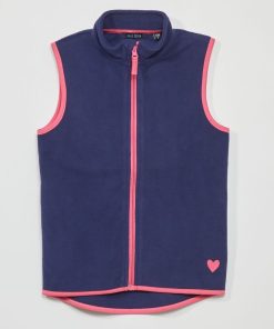 Veste en polaire sans manches - Bleu