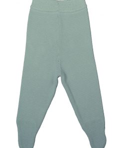 Eveil Et Nature Pantalon Tricot Coton Bio - Vert