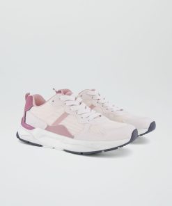 Baskets running tricolore - Rose