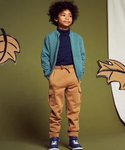 Jogging en molleton avec poches - Beige
