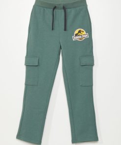 Pantalon de jogging en molleton 'Jurassic Park' - Vert