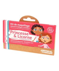 Kit de Maquillage 3 couleurs Princesse et Licorne - Multicolore