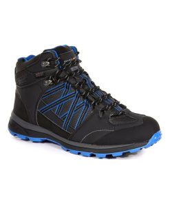 Regatta - Chaussures montantes de randonnée SAMARIS - Bleu Noir