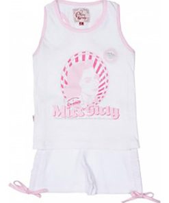 Ensemble Short et Débardeur fille FLIZEP - Rose