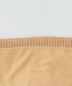 Bonnet en maille fantaisie - Camel
