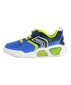 Basket à Scratch Enfant Geox Illuminus - Vert