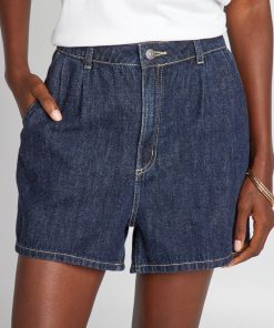 Short denim x chanvre - Brut