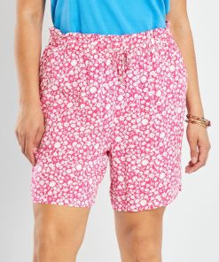Short fluide imprimé - Rose