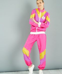 Déguisement jogging années 80 - rose