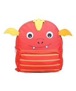BAGTROTTER Sac à dos gouter maternelle 3D Dragon Kids Rouge - Rouge