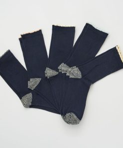 Lot de 5 paires de chaussettes - Beu marine