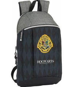 Sac à dos Scolaire Enfant Poudlard - Gris