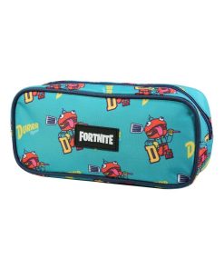 BAGTROTTER Trousse scolaire rectangulaire Fortnite Bleue - Bleu