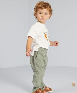 Ensemble pantalon + t-shirt - Blanc
