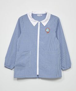 Tablier court 'football' - BLEU VICHY