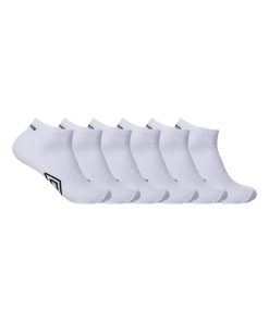 Lot de 6 Paires de Chaussettes Socquettes garçon Umbro - Blanc